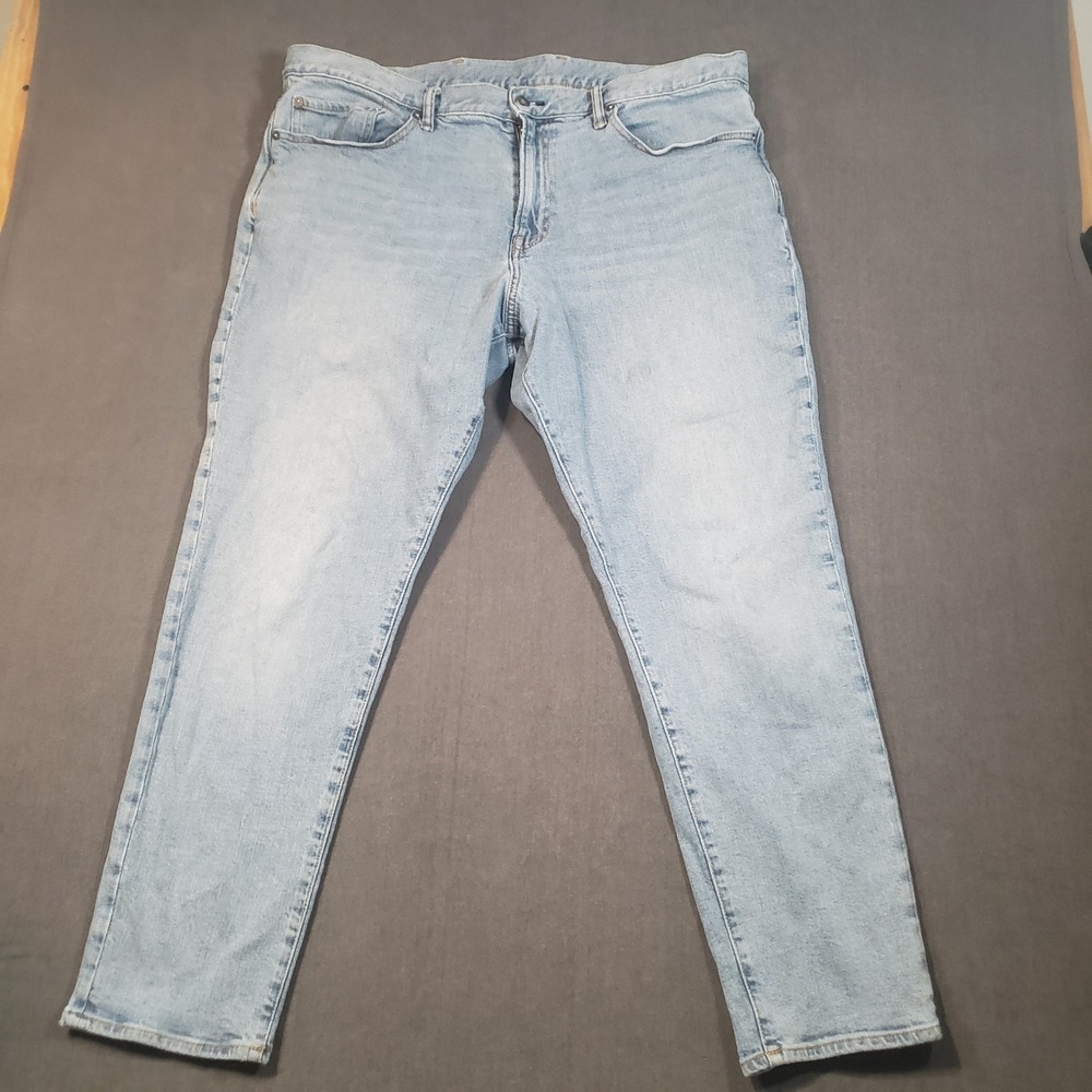 Gap‎ Slim Fit Jeans Mens 40x30 Light Wash Denim Pants 819580-00